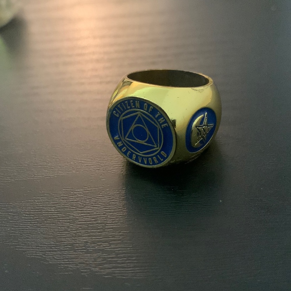 Black Scale Ring